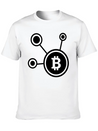 Bitcoin, Symbol, Sign, Cryptos, BTC, Logo, ETH Lightweight Cotton T-Shirt – Daily Comfort Graphic Shirt
