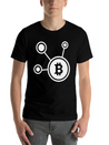 Bitcoin, Symbol, Sign, Cryptos, BTC, Logo, ETH Lightweight Cotton T-Shirt – Daily Comfort Graphic Shirt