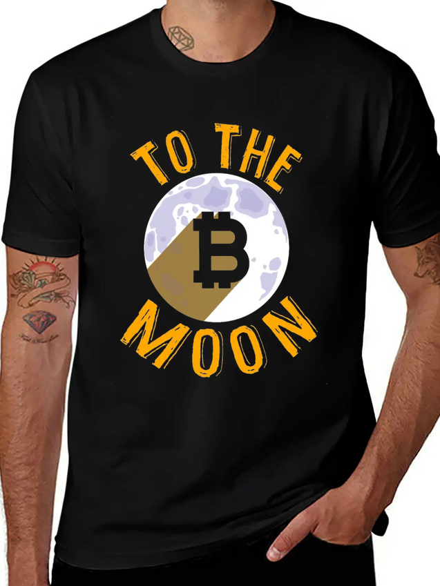 Bitcoin Tshirt For BTC Miners And Crypto Traders Lightweight Cotton T-Shirt – Daily Comfort Graphic Shirt