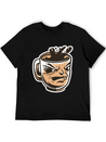 Black Coffee Cup Face Morning Tired Lightweight Cotton T-Shirt – Daily Comfort Graphic Shirt