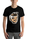 Black Coffee Cup Face Morning Tired Lightweight Cotton T-Shirt – Daily Comfort Graphic Shirt