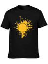 Blob Graffiti Drops Spray Water Sun Sea Holiday Va Lightweight Cotton T-Shirt – Daily Comfort Graphic Shirt