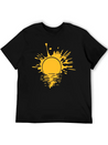 Blob Graffiti Drops Spray Water Sun Sea Holiday Va Lightweight Cotton T-Shirt – Daily Comfort Graphic Shirt