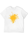 Blob Graffiti Drops Spray Water Sun Sea Holiday Va Lightweight Cotton T-Shirt – Daily Comfort Graphic Shirt