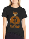 Blockchain Skull Lightweight Cotton T-Shirt – Daily Comfort Graphic Shirt