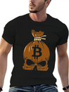Blockchain Skull Lightweight Cotton T-Shirt – Daily Comfort Graphic Shirt