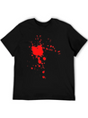 Blood Splat Lightweight Cotton T-Shirt – Daily Comfort Graphic Shirt