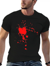 Blood Splat Lightweight Cotton T-Shirt – Daily Comfort Graphic Shirt