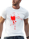 Blood Splat Lightweight Cotton T-Shirt – Daily Comfort Graphic Shirt
