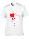Blood Splat Lightweight Cotton T-Shirt – Daily Comfort Graphic Shirt