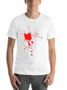 Blood Splat Lightweight Cotton T-Shirt – Daily Comfort Graphic Shirt