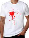 Blood Splat Lightweight Cotton T-Shirt – Daily Comfort Graphic Shirt