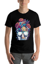 Blooms 'n Bones Lightweight Cotton T-Shirt – Daily Comfort Graphic Shirt