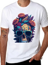 Blooms 'n Bones Lightweight Cotton T-Shirt – Daily Comfort Graphic Shirt