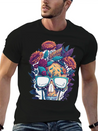 Blooms 'n Bones Lightweight Cotton T-Shirt – Daily Comfort Graphic Shirt