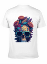 Blooms 'n Bones Lightweight Cotton T-Shirt – Daily Comfort Graphic Shirt