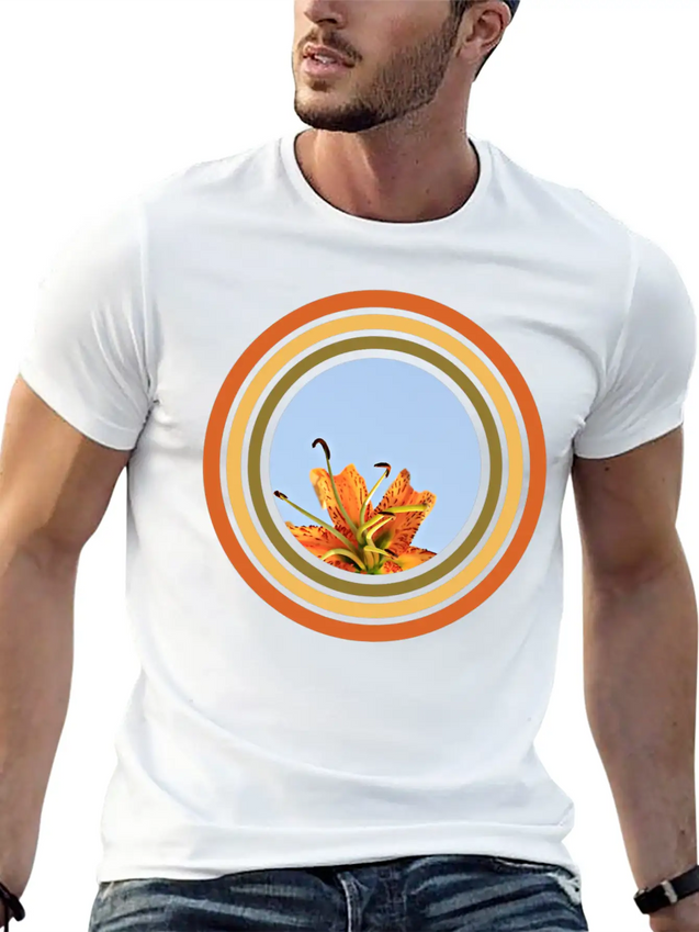 Blossom Lightweight Cotton T-Shirt – Daily Comfort Graphic Shirt