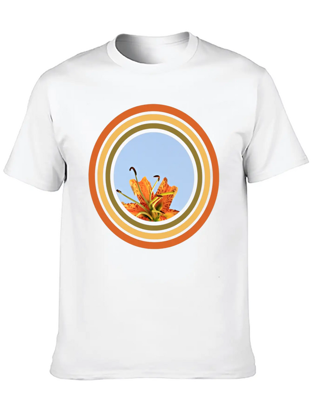 Blossom Lightweight Cotton T-Shirt – Daily Comfort Graphic Shirt