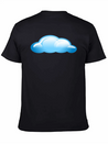 Blue Cloud Lightweight Cotton T-Shirt – Daily Comfort Graphic Shirt