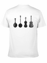 Bluegrass Music Instruments Minimalist Lightweight Cotton T-Shirt – Daily Comfort Graphic Shirt