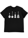 Bluegrass Music Instruments Minimalist Lightweight Cotton T-Shirt – Daily Comfort Graphic Shirt