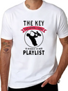 Blues Saxophone Design For Blues Girl Lightweight Cotton T-Shirt – Daily Comfort Graphic Shirt