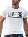 Board Game Addict Gaming Lightweight Cotton T-Shirt – Daily Comfort Graphic Shirt