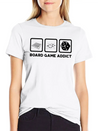 Board Game Addict Gaming Lightweight Cotton T-Shirt – Daily Comfort Graphic Shirt