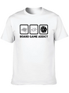 Board Game Addict Gaming Lightweight Cotton T-Shirt – Daily Comfort Graphic Shirt