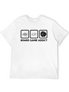 Board Game Addict Gaming Lightweight Cotton T-Shirt – Daily Comfort Graphic Shirt