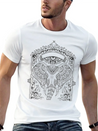 Boho Elephant Design Lightweight Cotton T-Shirt – Daily Comfort Graphic Shirt