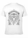 Boho Elephant Design Lightweight Cotton T-Shirt – Daily Comfort Graphic Shirt