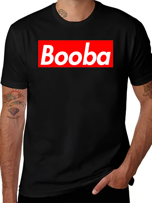 Booba Freestyle Lightweight Cotton T-Shirt – Daily Comfort Graphic Shirt