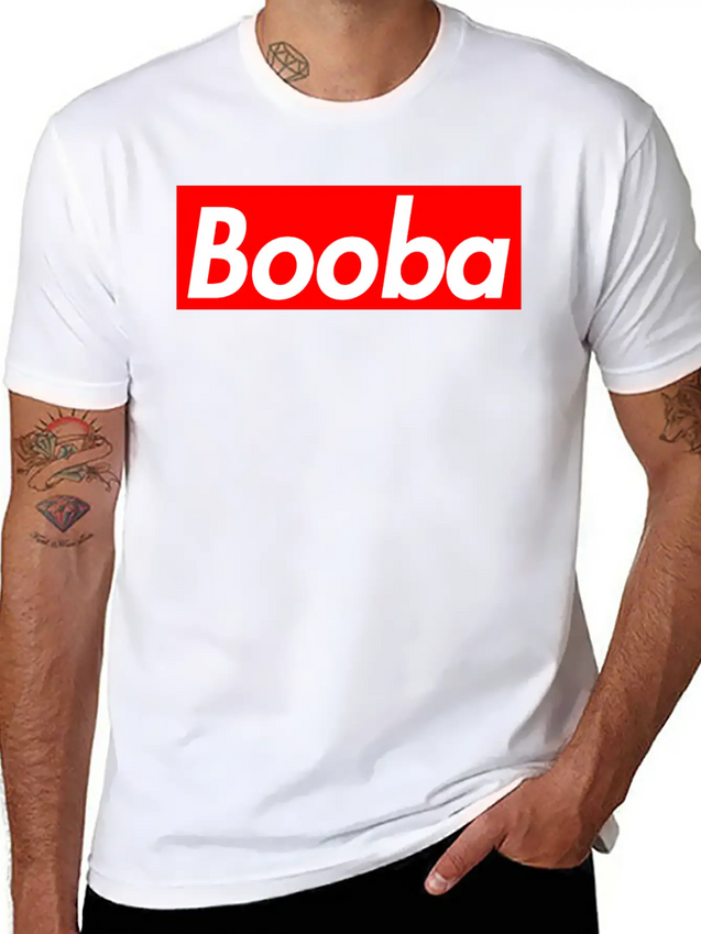 Booba Freestyle Lightweight Cotton T-Shirt – Daily Comfort Graphic Shirt