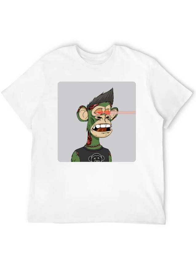BoredApeYachtClub 146 Lightweight Cotton T-Shirt – Daily Comfort Graphic Shirt