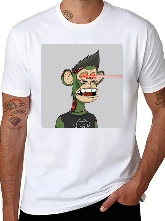 BoredApeYachtClub 146 Lightweight Cotton T-Shirt – Daily Comfort Graphic Shirt
