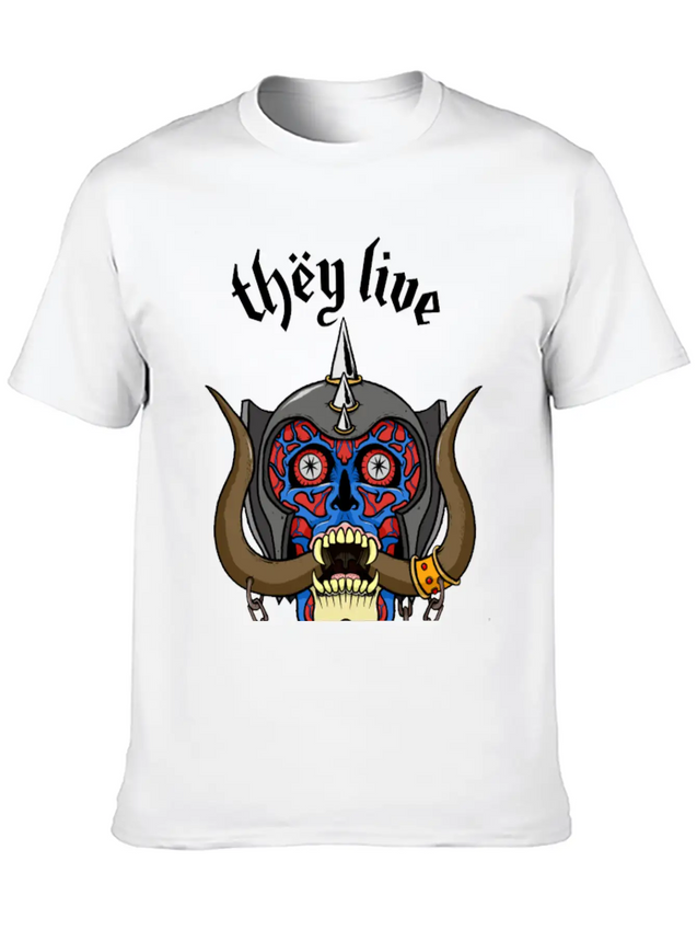 Born To Head Lightweight Cotton T-Shirt – Daily Comfort Graphic Shirt