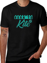 Born To Kite Waves And Wind Lightweight Cotton T-Shirt – Daily Comfort Graphic Shirt