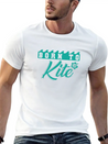 Born To Kite Waves And Wind Lightweight Cotton T-Shirt – Daily Comfort Graphic Shirt