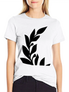 Branch Of Leaves Lightweight Cotton T-Shirt – Daily Comfort Graphic Shirt