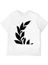 Branch Of Leaves Lightweight Cotton T-Shirt – Daily Comfort Graphic Shirt