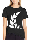 Branch Of Leaves Lightweight Cotton T-Shirt – Daily Comfort Graphic Shirt