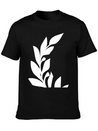 Branch Of Leaves Lightweight Cotton T-Shirt – Daily Comfort Graphic Shirt