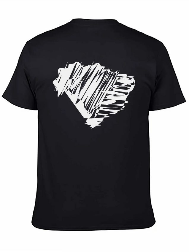Brasil Map Scribbled Lightweight Cotton T-Shirt – Daily Comfort Graphic Shirt