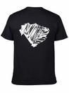 Brasil Map Scribbled Lightweight Cotton T-Shirt – Daily Comfort Graphic Shirt