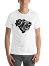 Brasil Map Scribbled Lightweight Cotton T-Shirt – Daily Comfort Graphic Shirt