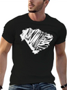 Brasil Map Scribbled Lightweight Cotton T-Shirt – Daily Comfort Graphic Shirt