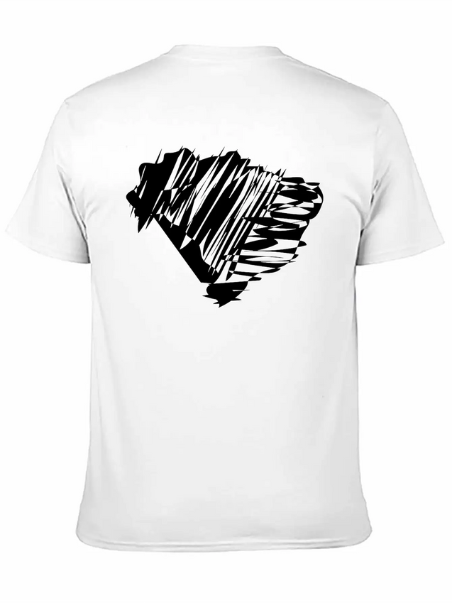 Brasil Map Scribbled Lightweight Cotton T-Shirt – Daily Comfort Graphic Shirt