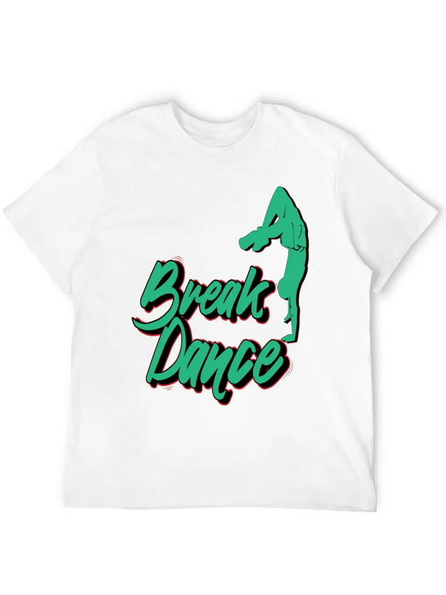 Breakdance Streetdance Hip Hop Lightweight Cotton T-Shirt – Daily Comfort Graphic Shirt
