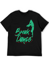 Breakdance Streetdance Hip Hop Lightweight Cotton T-Shirt – Daily Comfort Graphic Shirt